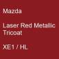 Preview: Mazda, Laser Red Metallic Tricoat, XE1 / HL.